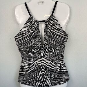 NWOT Kenneth Cole New York Tankini Top Size M